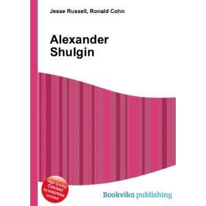  Alexander Shulgin Ronald Cohn Jesse Russell Books