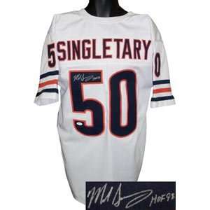  Mike Singletary Signed Chicago Bears Jersey   HOF 98 