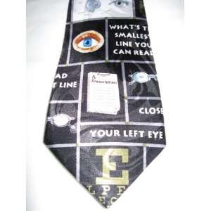  Optometrist Necktie Eye Doctor Tie 