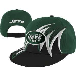  New York Jets 2 Tone Reverse Slash Snapback Hat Sports 