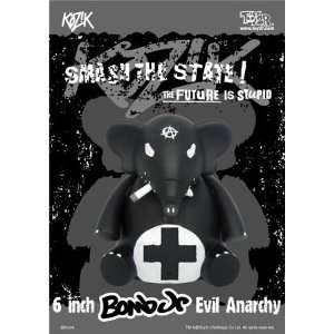  Frank Kozik Dr. Bomb Jr. Anarchy Black Elephant Vinyl Art 