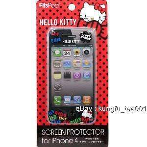 Hello Kitty iPhone 4 Screen Protector Skin Sticker NEW  