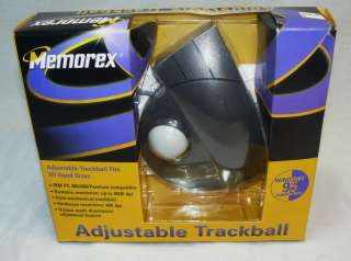 TRACKBALL   MEMOREX ADJUSTABLE TRACK BALL SERIAL / PS2 VINTAGE MOUSE 
