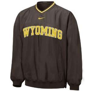  Nike Wyoming Cowboys Brown Classic Windshirt (Medium 