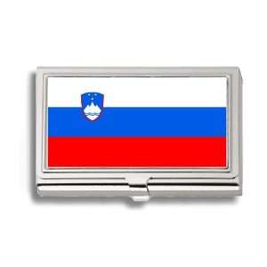  Slovenia Republika Slovenija Flag Business Card Holder 