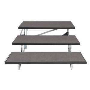  Midwest Folding MWFTFSR72 Transfold Choral Risers Reverse 