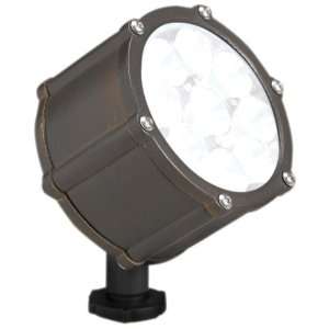  10 Degree Spot Light, Bronzed Brass with Clear Tempered Glass Lens