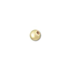  3mm Gold Filled Round Matte Bead Arts, Crafts & Sewing