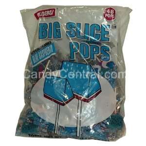 Big Slice Pops Blue Raspberry (48 Ct Bag)  Grocery 