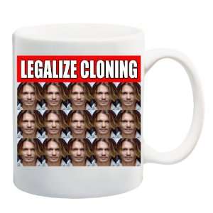  LEGALIZE CLONING Mug Coffee Cup 11 oz ~ Johnny Depp 