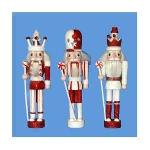  Club Pack of 12 Peppermint Twist Red and White Nutcracker 