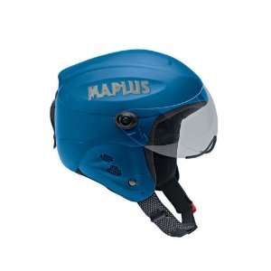 Maplus X6 Stealth Ski Helmet with Visor (Blue Matte)  