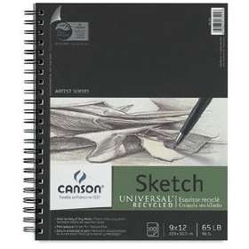  Canson Recycled Universal Sketch Pads   14 times; 17 