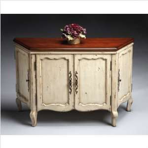  Butler 6025115 Console Chest in Vanilla And Cherry 