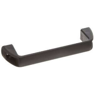 Nylon Metric Pull Handle with Threaded Holes, Rectangle Grip, Black 