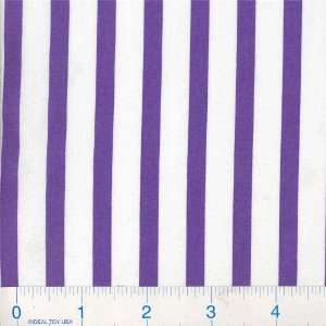  58 Wide Stripes Purple/White Fabric By The Yard Arts 