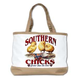 Shoulder Bag Purse (2 Sided) Tan Rebel Flag Southern Chicks Better 