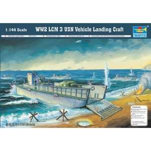  TRUMPETER SCALE MODELS   1/144 WWII LCM(3) US Navy Landing 