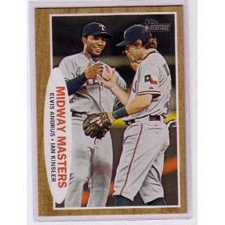 2011 Topps Heritage Midway Masters #211 Elvis Andrus   Ian Kinsler by 