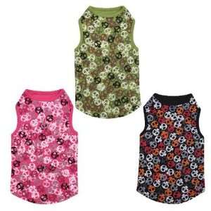  Bone Heads Tanks for Dogs Color Green, Size Small 