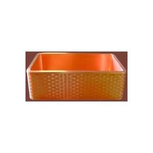   Kitchen Sink Basket Weave Apron 3.5 Drain Cutout Brushed S33BC