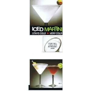  Martini Glass Double Wall Acrylic Re Freezeable (2/set 