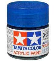 Tamiya 81023 X 23 Clear Blue Acrylic Paint Gloss 23ml  