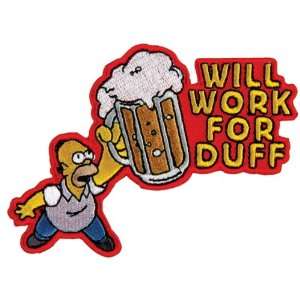  Simpsons   Work For Duff Patch Arts, Crafts & Sewing