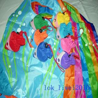 10 New Cute Fish Nylon Foldable Reusable Shopping Bags  