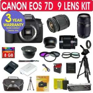 EOS 7D 18 MP Digital SLR Camera with Tamron 28 80mm Zoom Lens + Tamron 