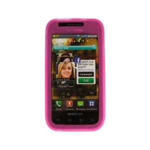  Soft Silicone Phone Case Transparent Hot Pink For Samsung 
