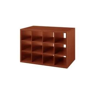   Box Cubby in Cherry finish for shelving system