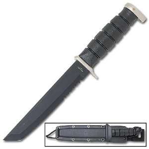 Marine Tanto Blade Survival Knife & Sheath  Sports 