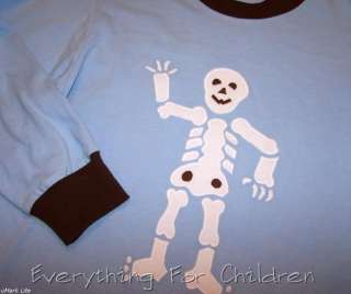 Boys KELLYS KIDS shirt 5 6 NWT skeleton Halloween blue  