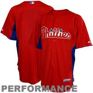 Majestic Philadelphia Phillies Batting Practice Performance Jersey 