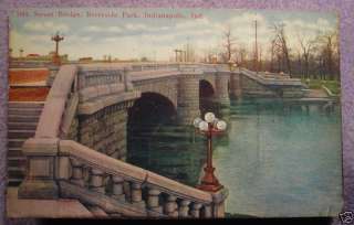 30TH STREET BRIDGE INDIANAPOLIS INDIANA early 1900s  
