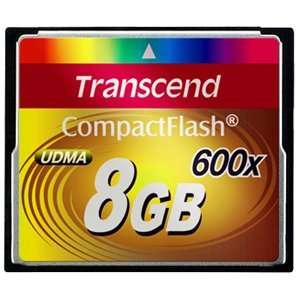  Transcend 8 GB CompactFlash (CF) Card. 8GB COMPACT FLASH 