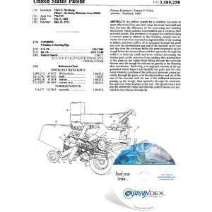  NEW Patent CD for COMBINE 