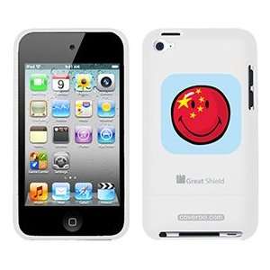  Smiley World Chinese Flag on iPod Touch 4g Greatshield 