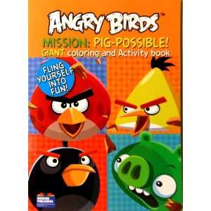 Angry Birds Coloring Book Mission Pig Possible with 96 