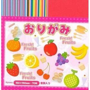  Japanese 70 Sheets Origami Folding Paper 6in Assorted 