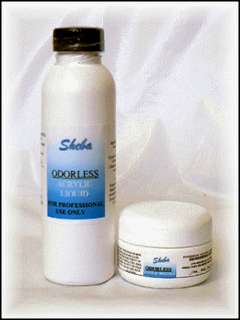 Sheba Nail Odorless Acrylic Kit   Clear Powder & Liquid  