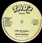 FREDDY MCGREGOR name and number 12 2 track b/w name an