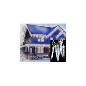   White Dripping Icicle Shape Christmas Lights Patio, Lawn & Garden