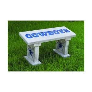  Dallas Cowboys Concrete Bench