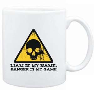  Mug White  Liam is my name, danger is my game  Male 