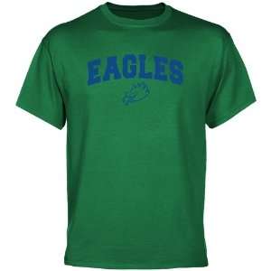  Florida Gulf Coast Eagles Kelly Green Logo Arch T shirt 