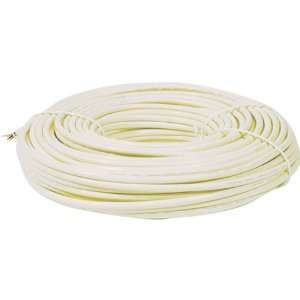  100 Ivory 6 Conductor Round Station Wire CL4539 