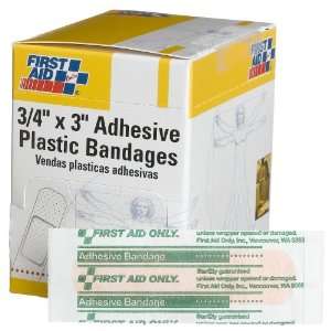  Plastic Bandage, 3/4 x 3