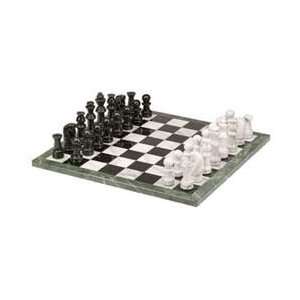  18 Marble Black and White Chess Set Toys & Games